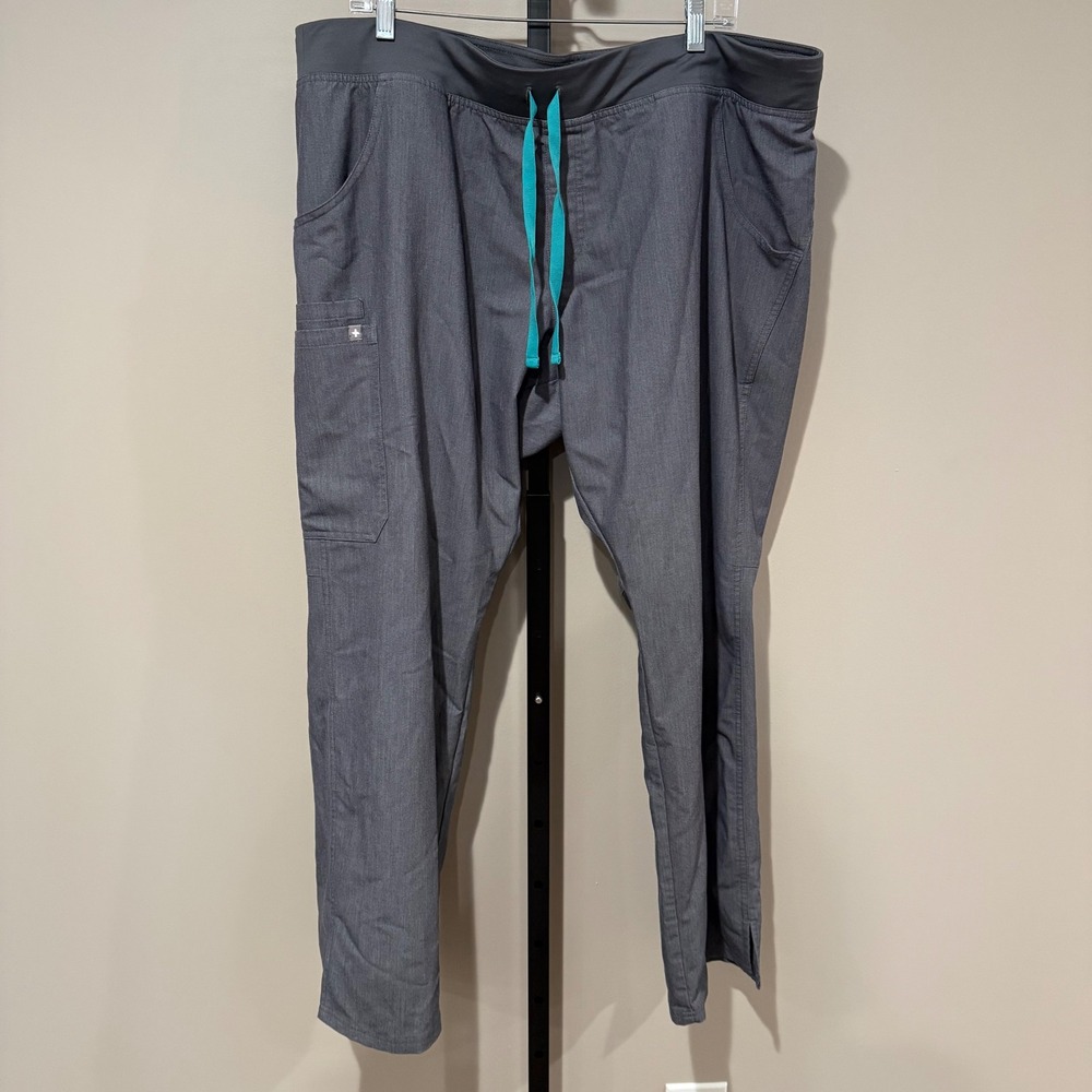 Figs Kade Cargo Scrub Pants Size XXL‎ PO 1602 Gray T21004